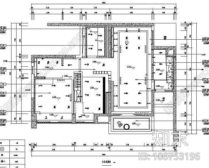 九龙仓晶科名苑中性风样板间设计施工图（附效果图）cad施工图下载【ID:180753196】