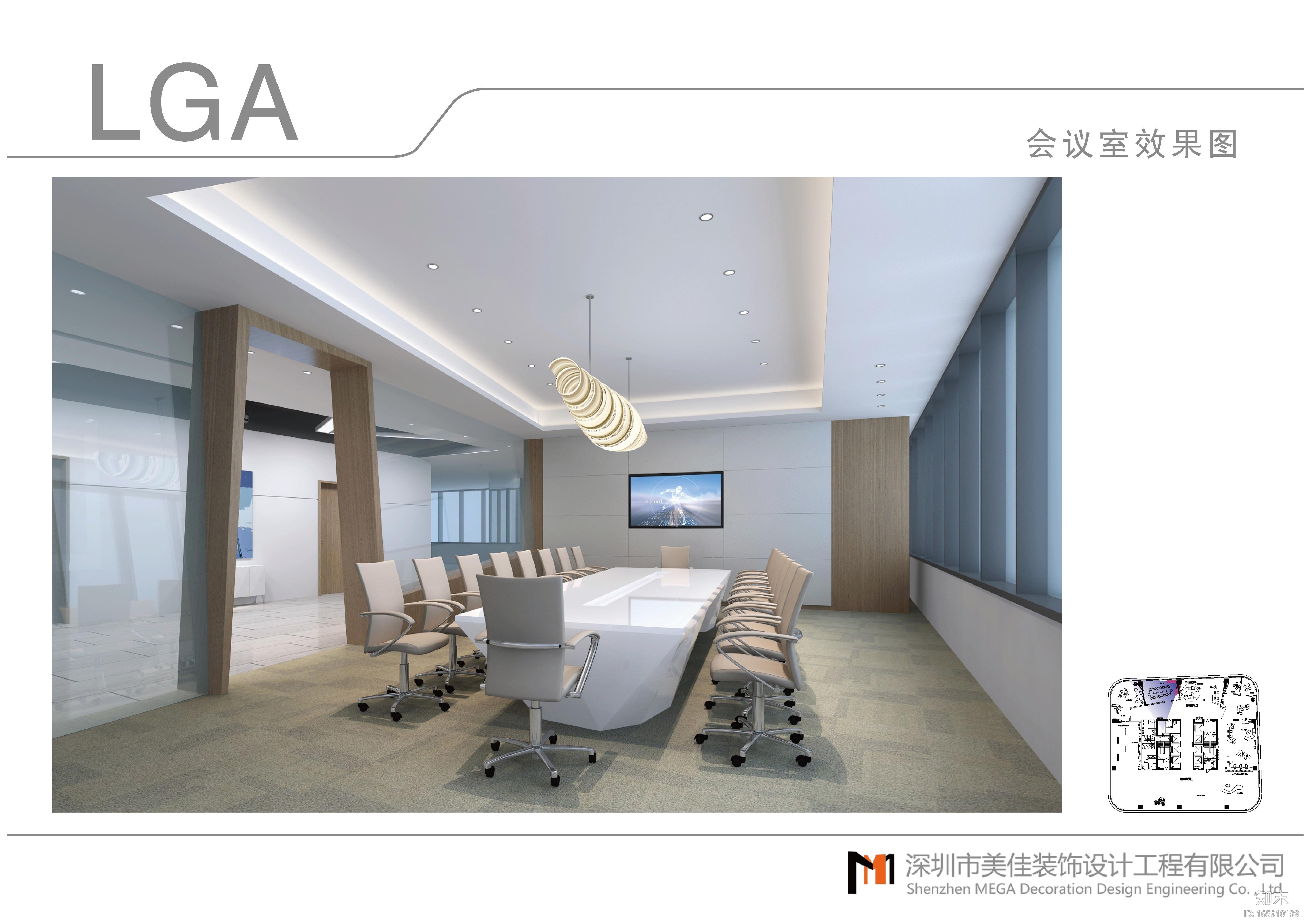 [深圳]来福士公园一号样板间施工图+效果图cad施工图下载【ID:165910139】