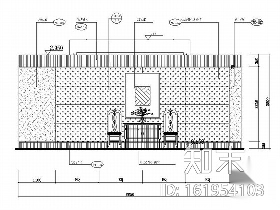 [成都]现代豪华酒店中餐包间装修施工图cad施工图下载【ID:161954103】