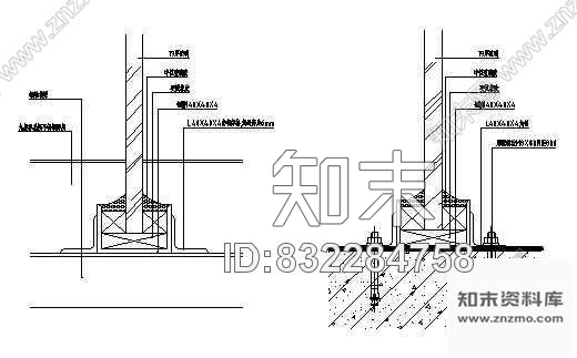 图块/节点下收口大样图cad施工图下载【ID:832284758】