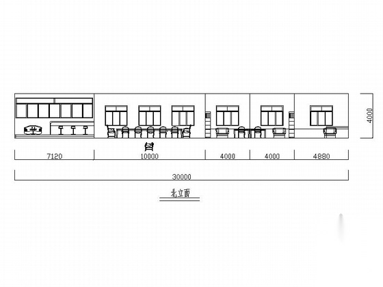 [学生作业]现代办公空间设计施工图（含效果）cad施工图下载【ID:160714139】