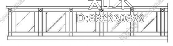 图块/节点铁艺栏杆cad施工图下载【ID:832330888】