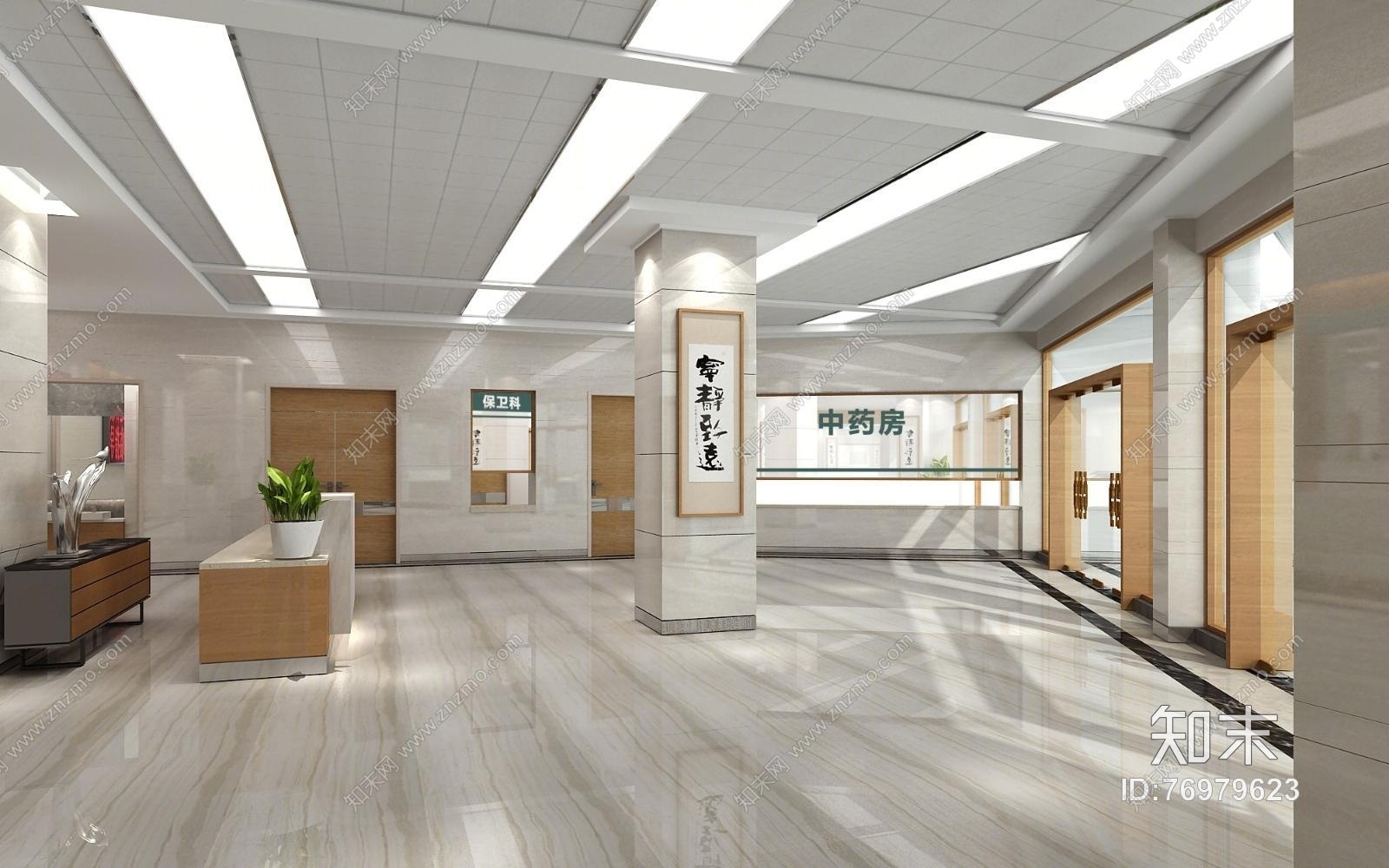 遵义道真县中医院cad施工图下载【ID:76979623】