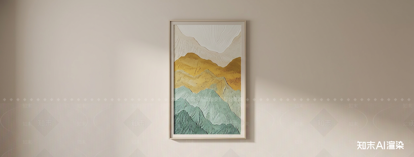 山水设计挂画挂画SU模型下载【ID:1227299596】