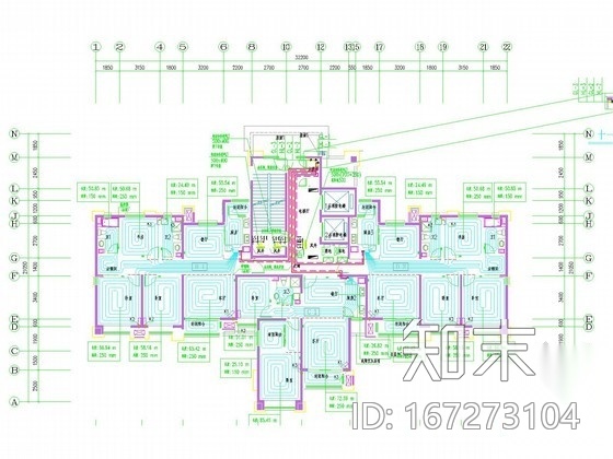 [天津]高层住宅小区采暖通风系统设计施工图（人防施工图下载【ID:167273104】