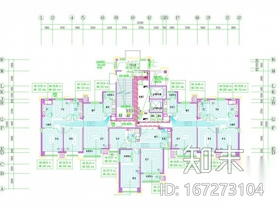 [天津]高层住宅小区采暖通风系统设计施工图（人防施工图下载【ID:167273104】