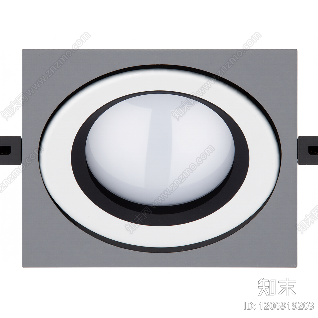 圆形嵌入式灯具3D模型下载【ID:1206919203】