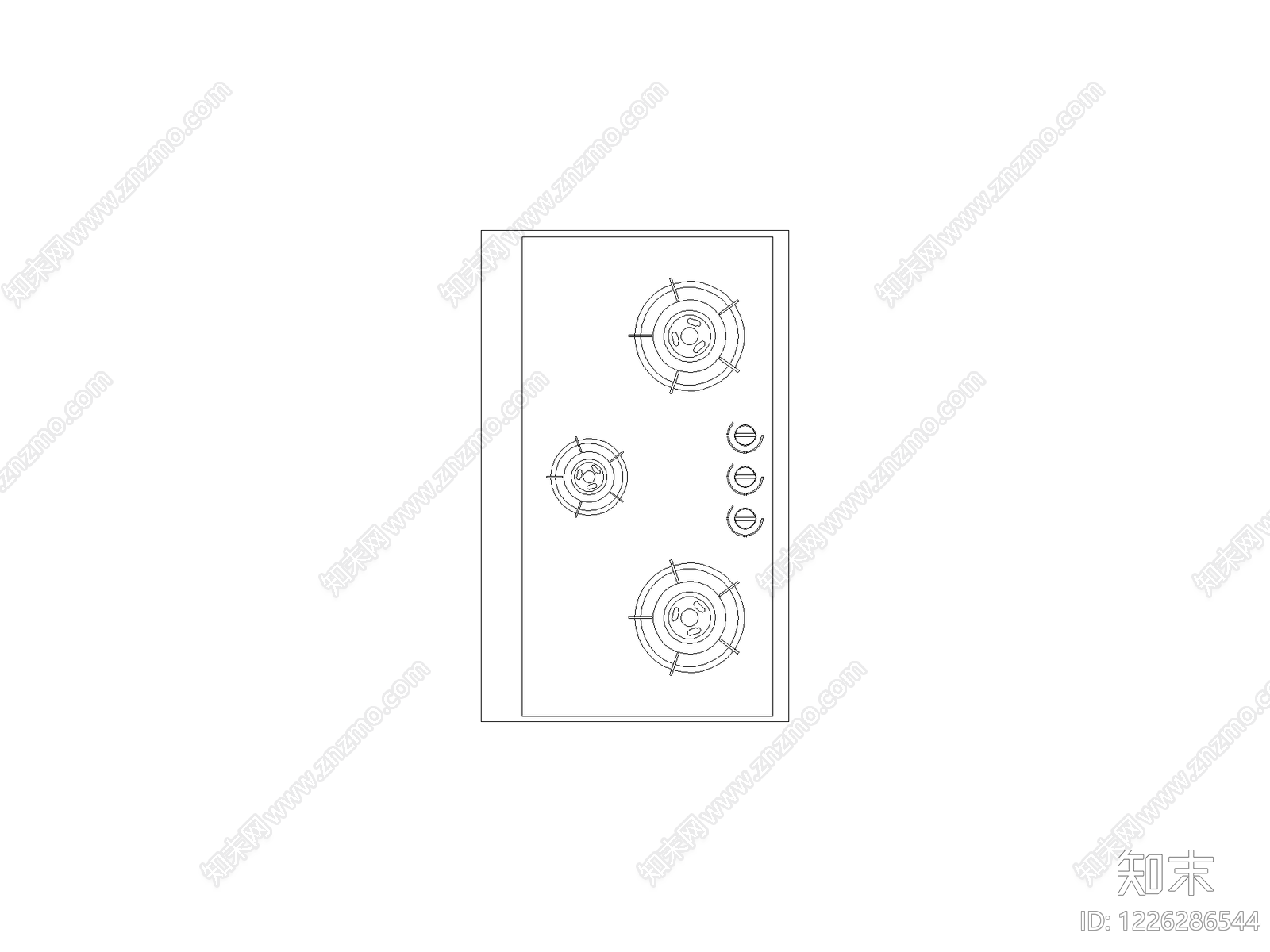 厨房设施CAD图纸