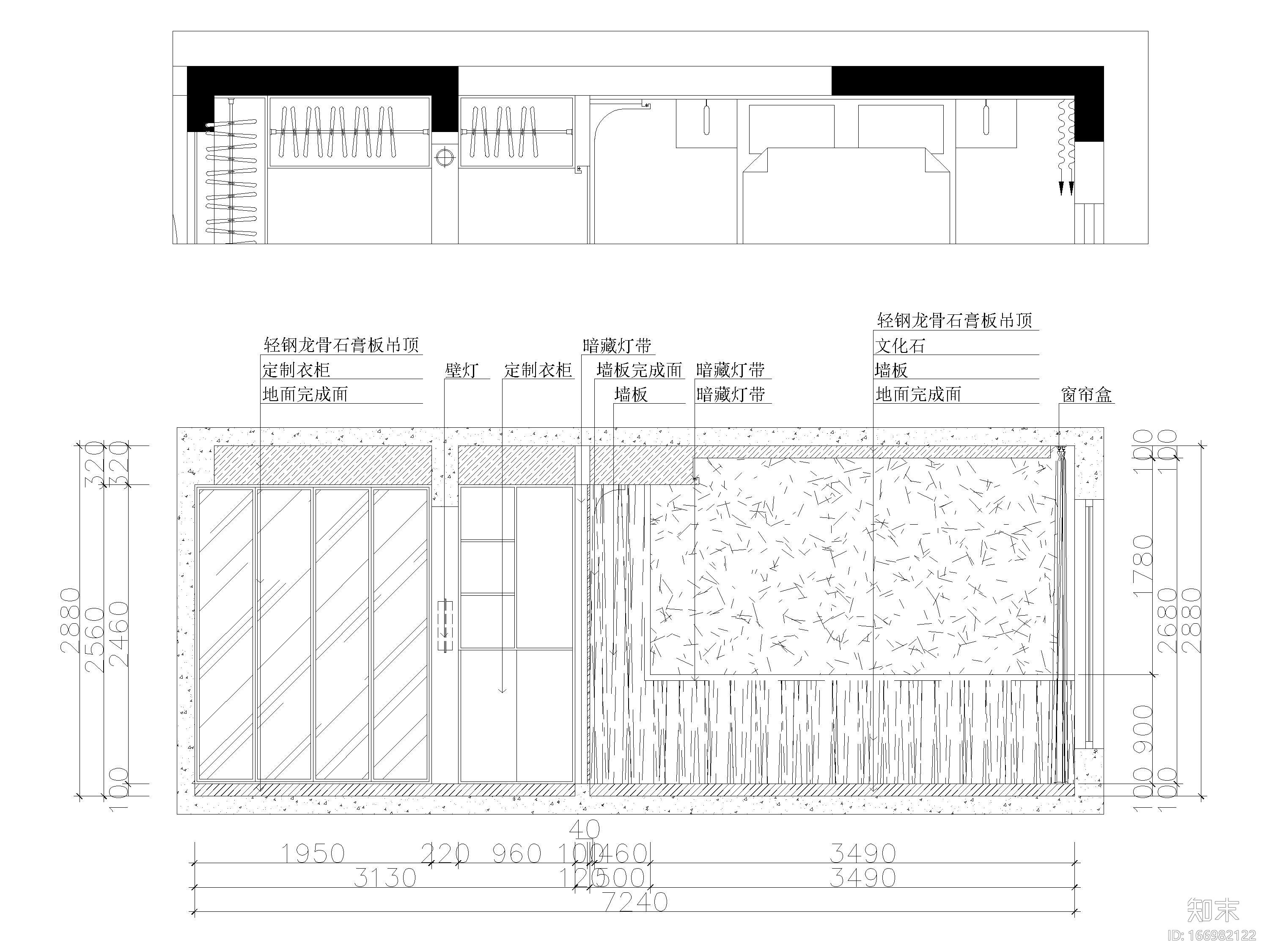 ​178㎡现代台式风两居室别墅私宅施工图施工图下载【ID:166982122】