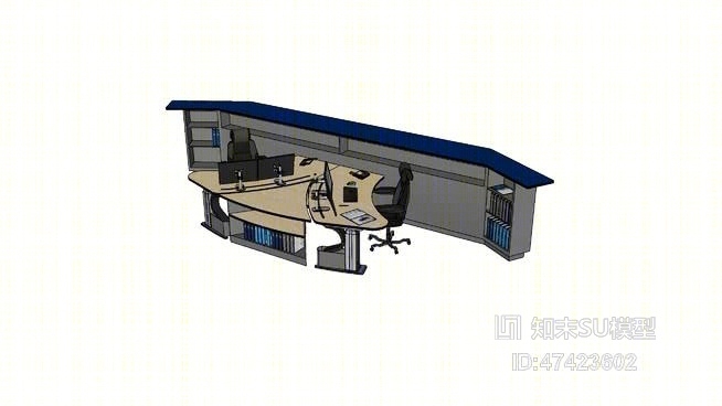 办公室SU模型下载【ID:317965288】