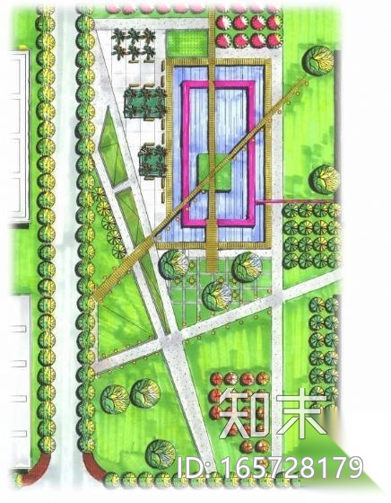 上海南汇中国电信信息园全套景观设计方案cad施工图下载【ID:165728179】