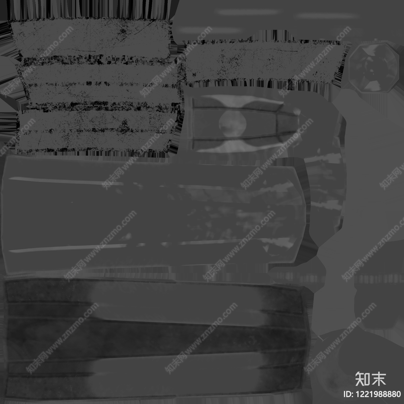灯膜/灯罩高清贴图材质