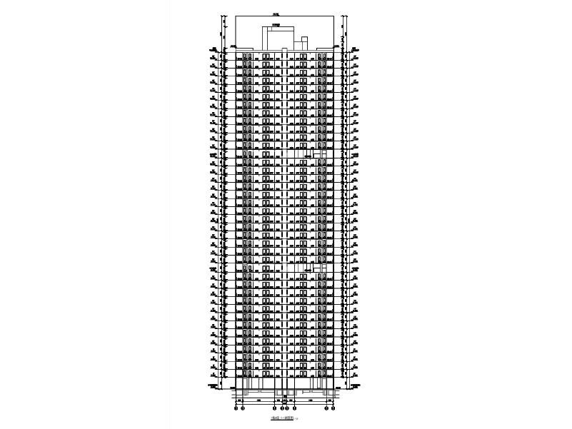 4栋超高层商住楼建筑施工图(含商业裙房)cad施工图下载【ID:165731105】