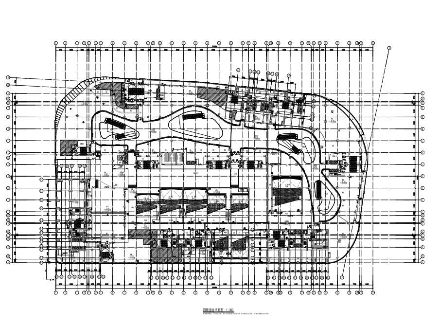 4栋超高层商住楼建筑施工图(含商业裙房)cad施工图下载【ID:165731105】