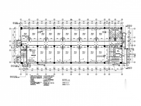 [武汉]9层办公综合楼建筑施工图cad施工图下载【ID:166564139】