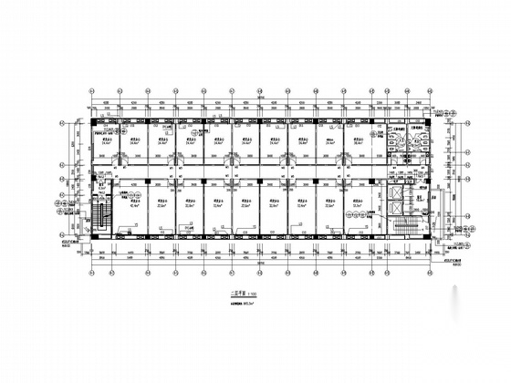[武汉]9层办公综合楼建筑施工图cad施工图下载【ID:166564139】