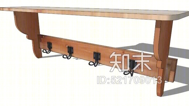 挂衣钩奥古斯丁，家世界，139282SU模型下载【ID:521709013】