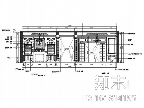 [上海]欧式温馨精装修2层别墅室内设计施工图施工图下载【ID:161814195】