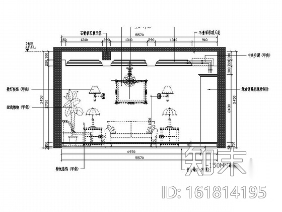 [上海]欧式温馨精装修2层别墅室内设计施工图施工图下载【ID:161814195】