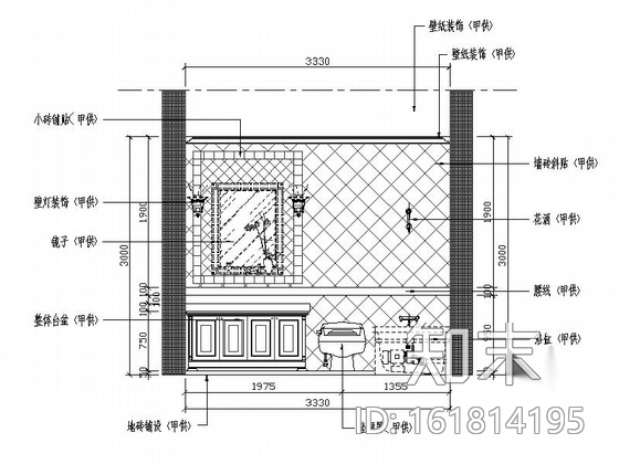 [上海]欧式温馨精装修2层别墅室内设计施工图施工图下载【ID:161814195】