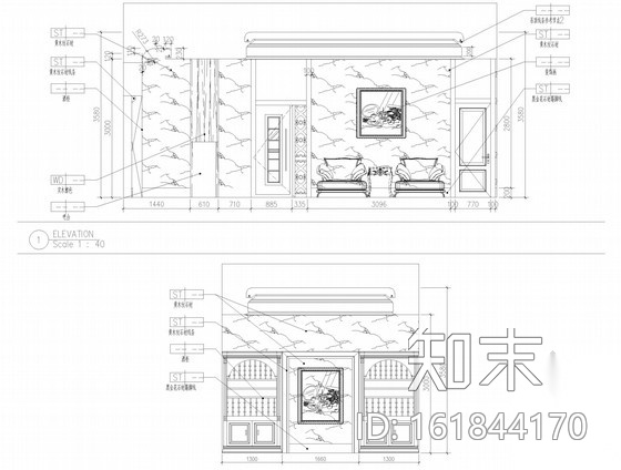 [内蒙古]知名设计公司设计欧式古典豪宅CAD施工图cad施工图下载【ID:161844170】