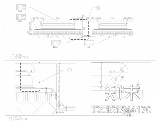 [内蒙古]知名设计公司设计欧式古典豪宅CAD施工图cad施工图下载【ID:161844170】