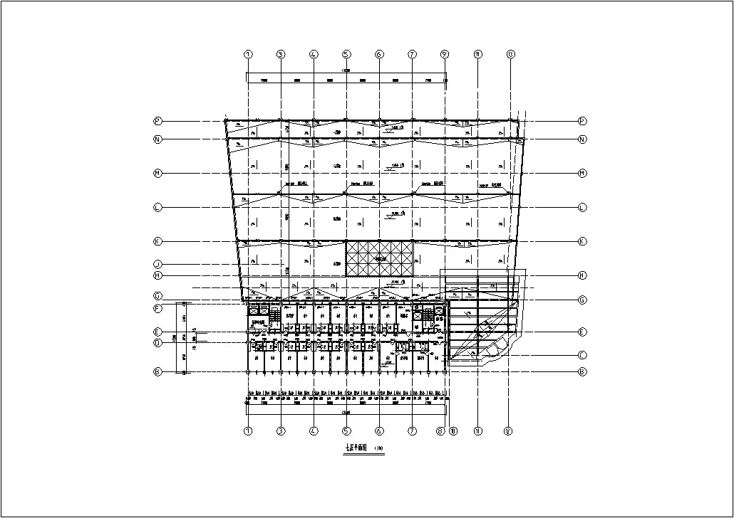 3套商业办公综合楼建筑设计施工图cad施工图下载【ID:167231192】