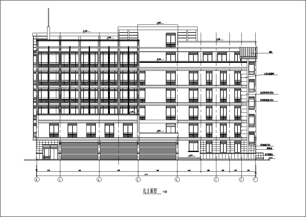 3套商业办公综合楼建筑设计施工图cad施工图下载【ID:167231192】