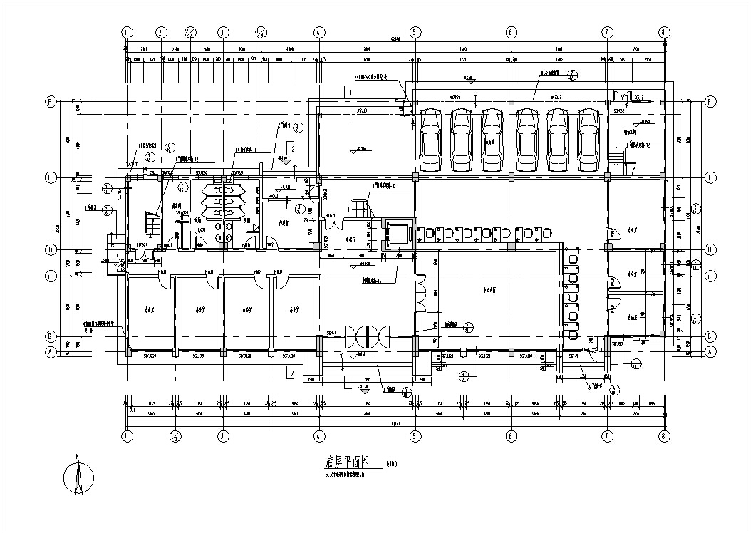 3套商业办公综合楼建筑设计施工图cad施工图下载【ID:167231192】