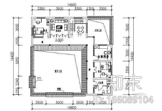 某大理白族二层民居建筑方案图施工图下载【ID:166089104】