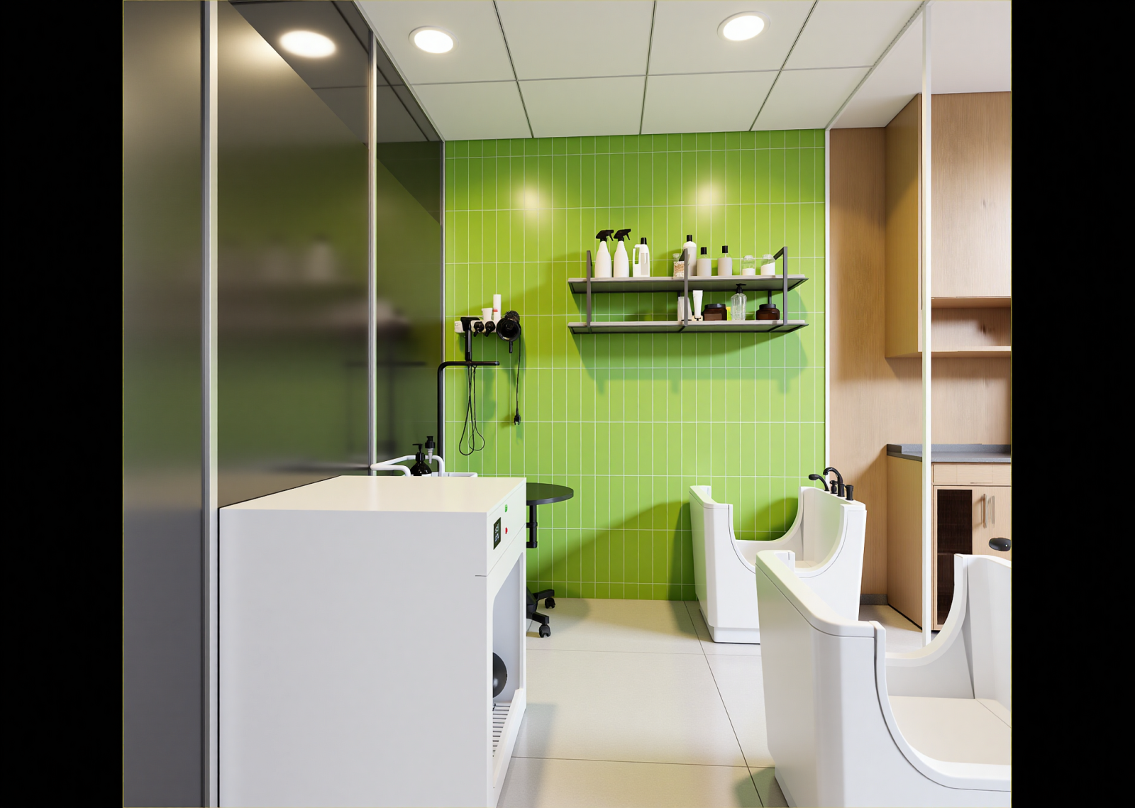 现代美发店3D模型下载【ID:1215048857】