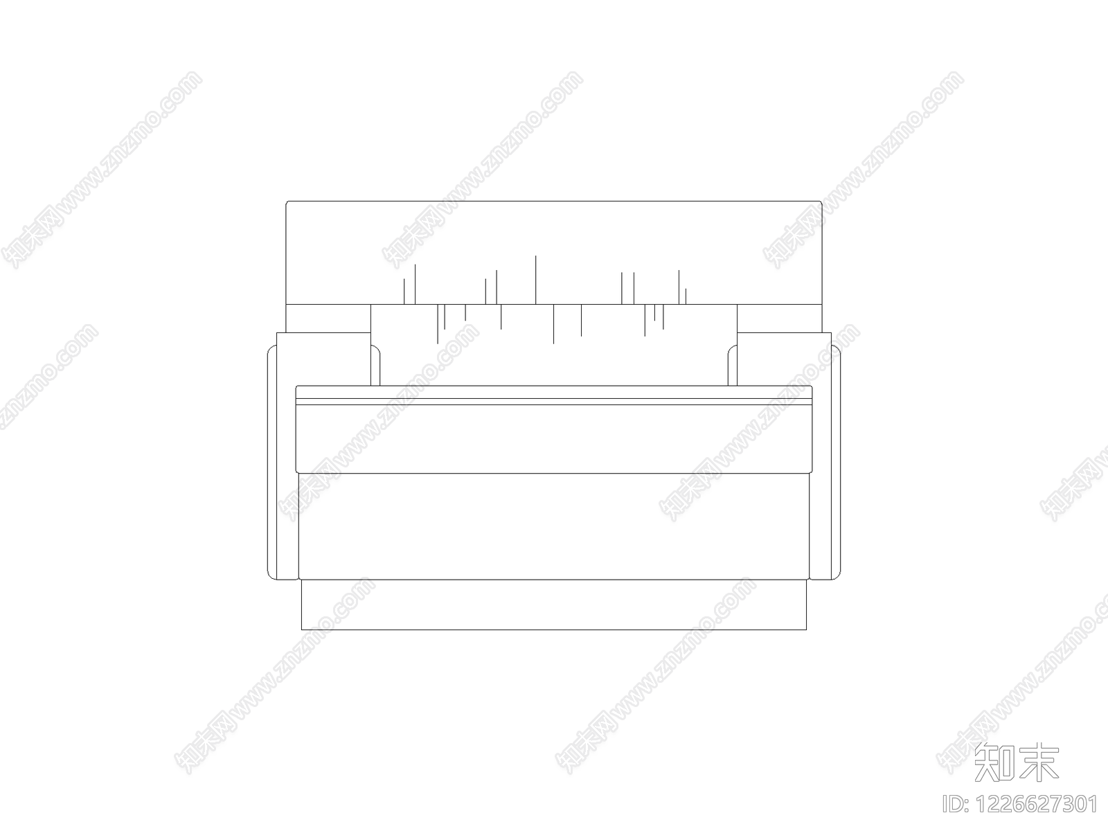 现代,意式沙发CAD图纸