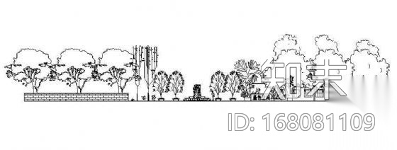 某小区公园绿化规划设计图施工图下载【ID:168081109】