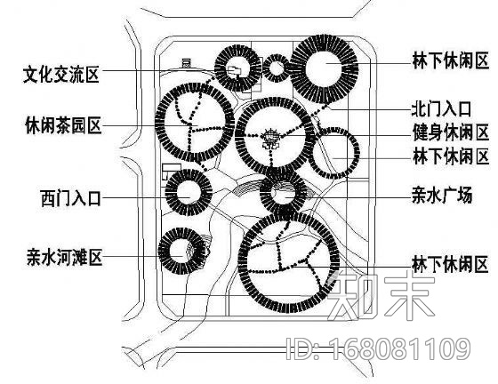 某小区公园绿化规划设计图施工图下载【ID:168081109】