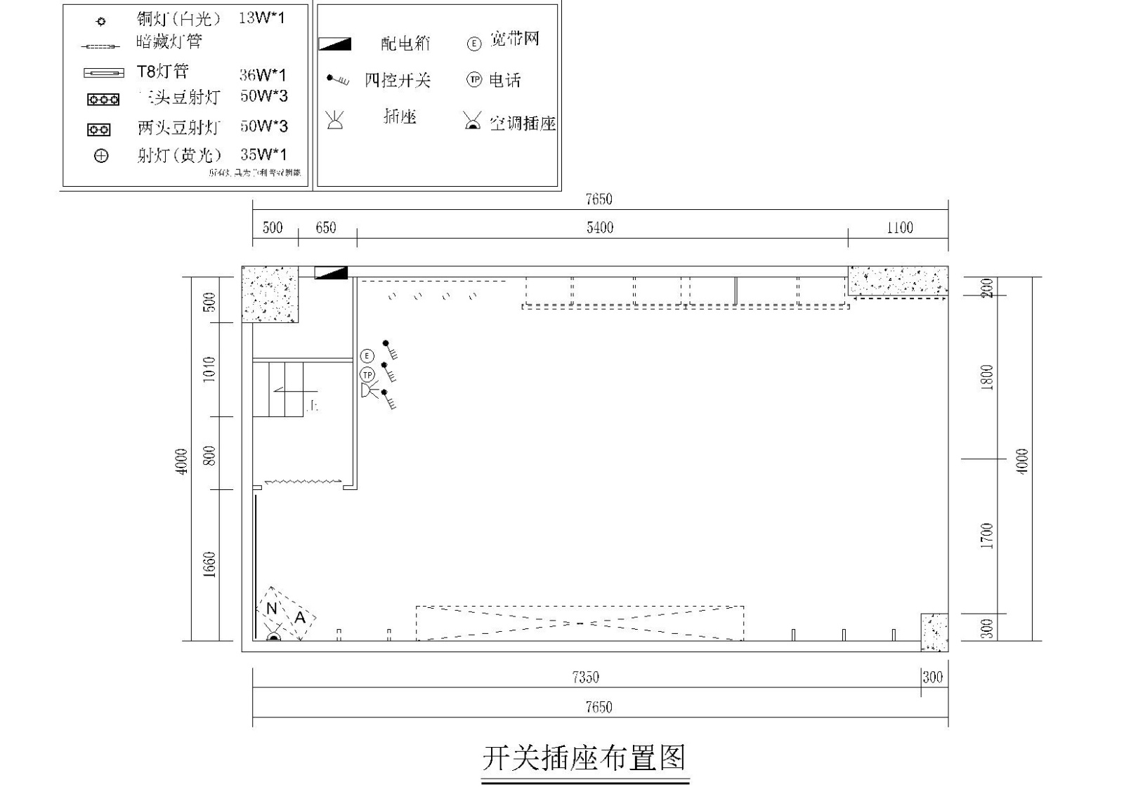 小商铺服装专卖店设计施工图cad施工图下载【ID:160704145】