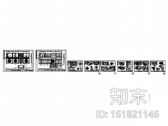 工商局简单办公室装修图cad施工图下载【ID:161821146】