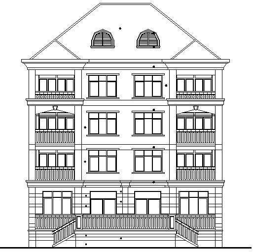 四层住宅建筑施工图-2施工图下载【ID:149852183】