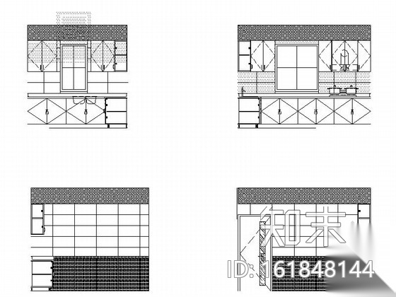 [北京]精品欧式风格三层别墅室内装修施工图（含方案效果...cad施工图下载【ID:161848144】