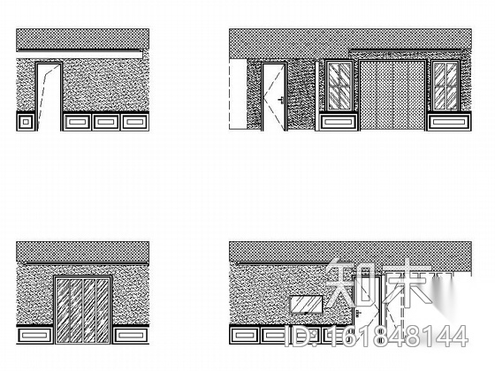 [北京]精品欧式风格三层别墅室内装修施工图（含方案效果...cad施工图下载【ID:161848144】