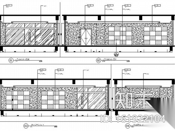 [苏州]现代高档酒店文体中心装修施工图cad施工图下载【ID:161922104】