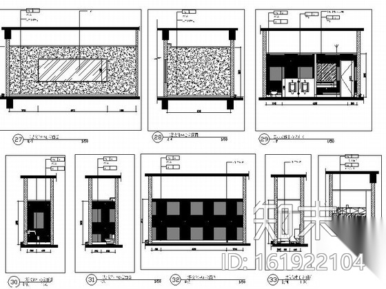 [苏州]现代高档酒店文体中心装修施工图cad施工图下载【ID:161922104】