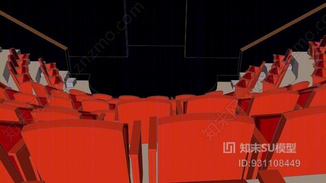 古尔本基安剧院SU模型下载【ID:931108449】