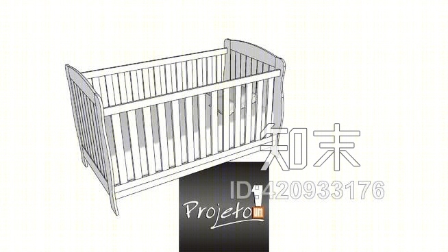 婴儿床上的婴儿的优雅-布兰科SU模型下载【ID:420933176】