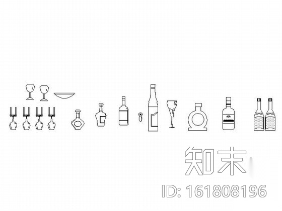 厨房摆设施工图下载【ID:161808196】