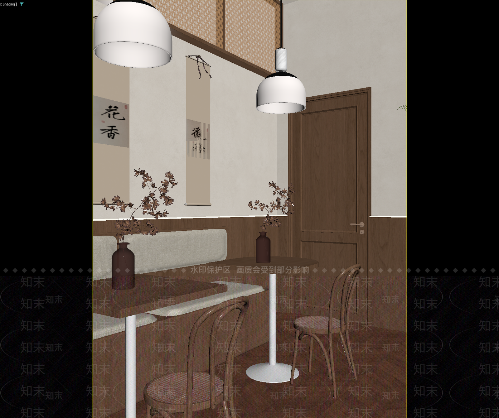 中古茶馆3D模型下载【ID:1214856343】