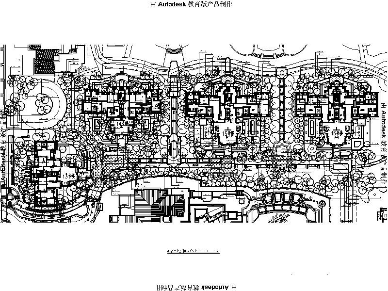 [四川]高档别墅区全套景观设计施工图（附实景照片）cad施工图下载【ID:161072109】