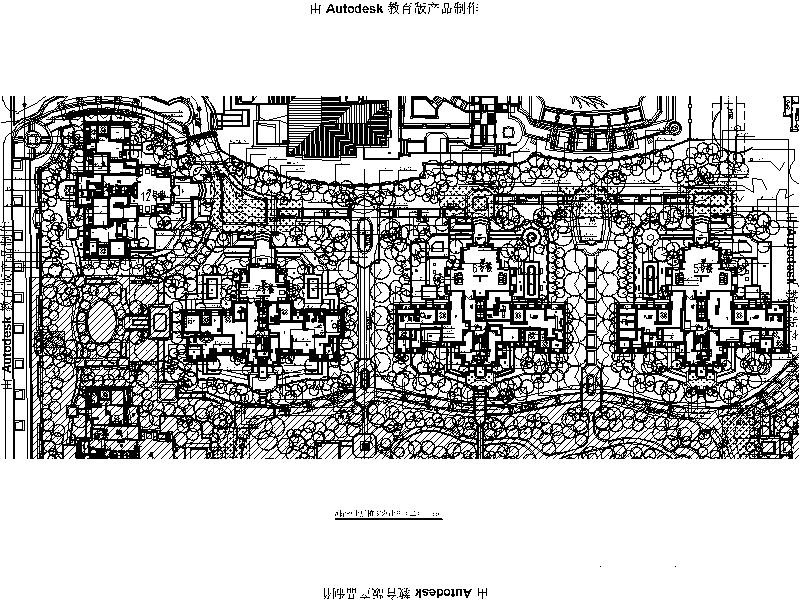 [四川]高档别墅区全套景观设计施工图（附实景照片）cad施工图下载【ID:161072109】