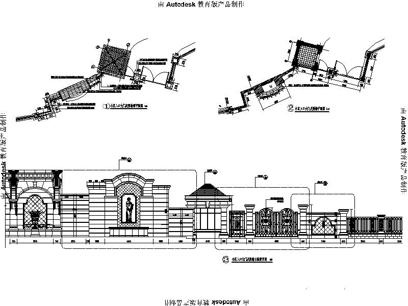 [四川]高档别墅区全套景观设计施工图（附实景照片）cad施工图下载【ID:161072109】