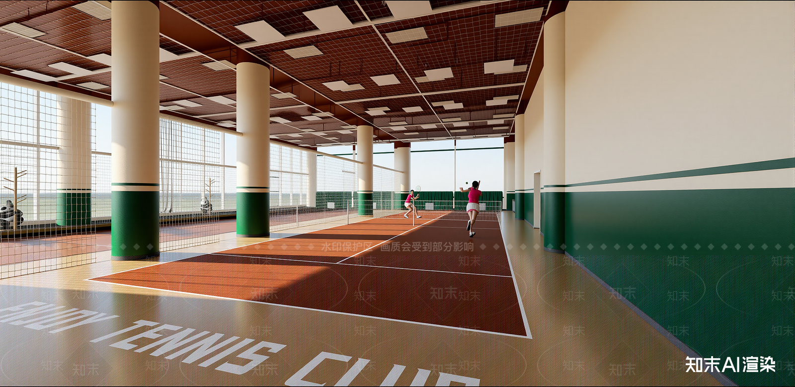 复古其他休闲娱乐空间SU模型下载【ID:1216079588】