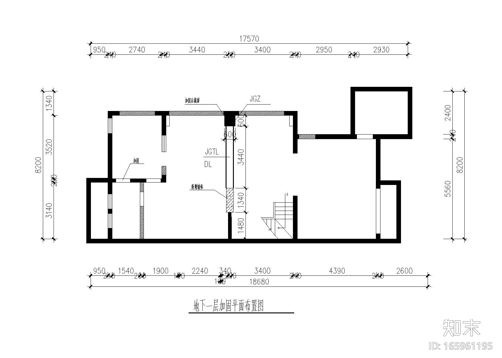 剪力墙别墅墙体拆除开窗洞新建楼板加固图施工图下载【ID:165961195】